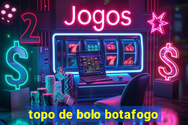 topo de bolo botafogo